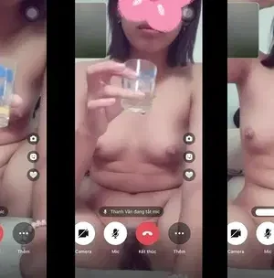 Dụ bé sinh viên chat sex đái ra ly rồi bắt em uống luôn