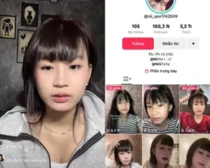 Lộ Clip sex nữ TikToker Nìii chatsex show hàng trên APP tình dục